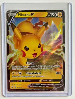 ✨PIKACHU V 043/185 ULTRA RARE | Vivid Voltage | Pokemon TCG ✨ - Image 1