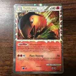 Typhlosion Prime HGSS Promo HGSS09 Holo HP 140 English Stage 2 Off-Center Error - Image 1