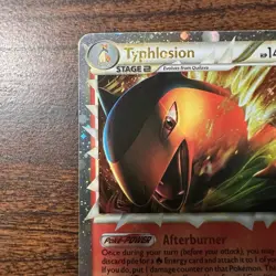 Typhlosion Prime HGSS Promo HGSS09 Holo HP 140 English Stage 2 Off-Center Error - Image 2