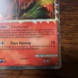 Typhlosion Prime HGSS Promo HGSS09 Holo HP 140 English Stage 2 Off-Center Error - Image 4