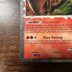 Typhlosion Prime HGSS Promo HGSS09 Holo HP 140 English Stage 2 Off-Center Error - Image 5