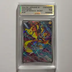 AGS Legendary 10 Zeraora 109/102 Sv7 Stellar Miracle 2024 Japanese Holo Pokemon - Image 1