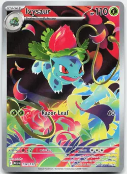 Ivysaur 134/132 Illustration Rare Mega Evolution Pokemon Near Mint - Image 1