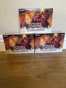 Yu-Gi-Oh Blazing Dominion 1st Edition Booster Box! New Factory Sealed! 3 Boxes - Image 1