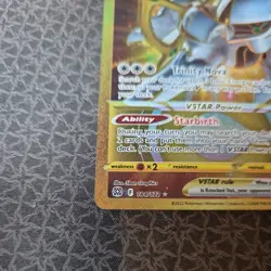 Pokemon TCG Arceus VSTAR Card 184/172 Brilliant Stars Gold Secret Rare - Image 5