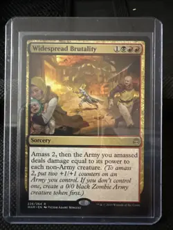 MTG WAR Widespread Brutality War of the Spark Magic the Gathering 226/264 - Image 1