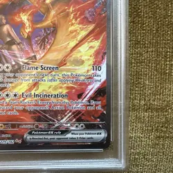 PSA 9 TEAM ROCKET'S MOLTRES EX 229/182 - DESTINED RIVALS SIR HOLO - MINT - Image 3