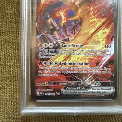 PSA 9 TEAM ROCKET'S MOLTRES EX 229/182 - DESTINED RIVALS SIR HOLO - MINT - Image 4