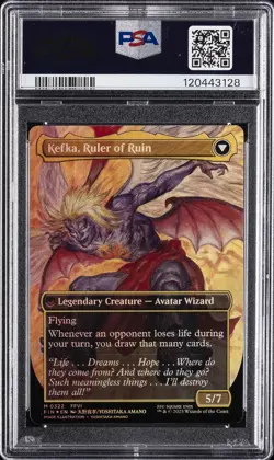 2025 MTG FINAL FANTASY #0322 KEFKA, COURT MAGE/KEFKA, RULER OF RUIN PSA 10 - Image 2
