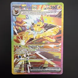 Pokemon TCG Prismatic Evolutions #153/131 Jolteon ex NM - Image 1