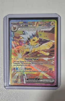 Jolteon ex 153/131 Special Illustration Rare Pokemon Prismatic Evolutions - NM/M - Image 3