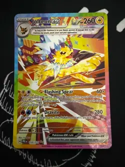 Jolteon ex 153/131 SIR Prismatic Evolutions Pokemon Card NM - Image 1