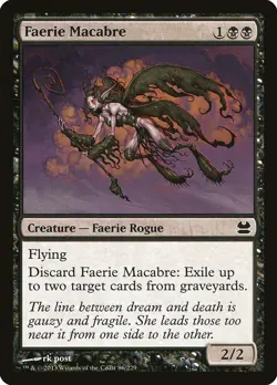 Faerie Macabre [Modern Masters] Magic MTG - Image 1