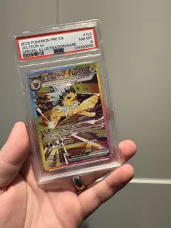 Pokemon TCG Jolteon EX 153/131 Prismatic Evolutions Card PSA 8 NM-MT - Image 2
