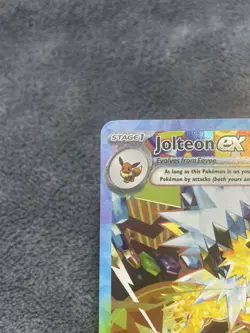 Pokemon Jolteon ex 153/131 Prismatic Evolutions Special Illustration Rare NM - Image 2
