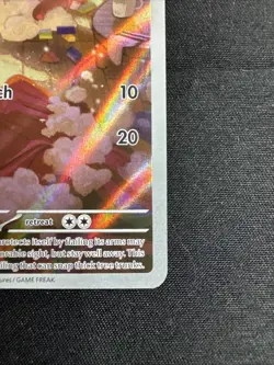 Pokemon Stufful 154/132 ME01 Mega Evolution Full Art Rare Holo TCG Card - Image 3