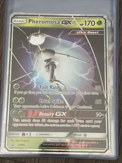 Pheromosa-GX SM66 Oversized Jumbo Promo SM Black Star Promos Pokemon Card 2017 - Image 1