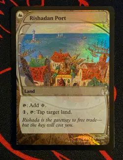MTG Rishadan Port (Future Sight) x1 Near Mint *FOIL* from Mystery Booster 2 - Image 1
