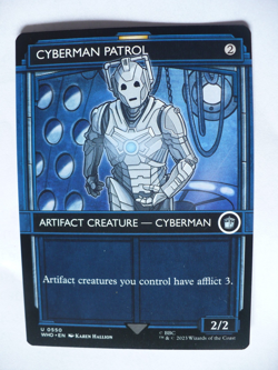 Dr Who Magic The Gathering SHOWCASE Cyberman Patrol 0550 - Image 1