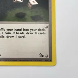 Gambler 1st Edition 60/62 Fossil MP Common WOTC Pokemon TCG Vintage Single - Image 5