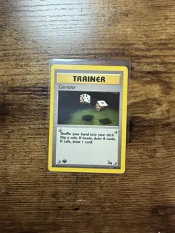 GAMBLER Fossil Series POKEMON Non-Holo 1st Edition 1999 Trading Card 60/62 - Image 1