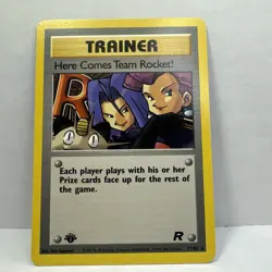 Pokemon Here Comes Team Rocket! 71/82 Team Rocket Regular 1st Edition - Image 1