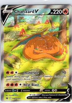 Charizard V SWSH260 Holo Promo Sword & Shield Promo Pokemon Holo Near Mint - Image 1