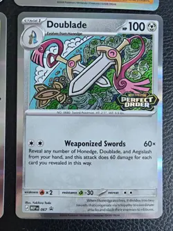 Pokemon TCG-Perfect Order Stamped Prerelease Promos Set Of 4 MEP 064 065 066 067 - Image 5