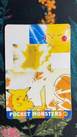 Team Rocket Square Holo Rare Vintage Vending Sticker Prism Pokemon 90s -G38 - Image 2
