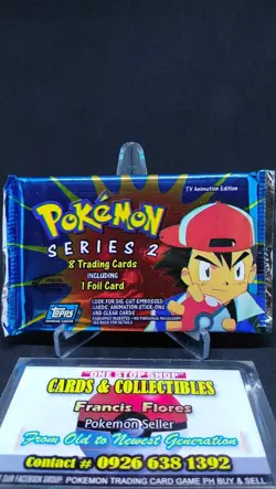 Pokemon SEALED - ASH, PIKACHU, JESSIE & JAMES (TOPPS SERIES 2) YR.2000 "3 PACKS" - Image 5