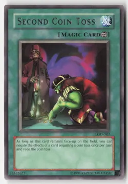 Yugioh - Second Coin Toss LOD-083 Unlimited - Rare - Image 1