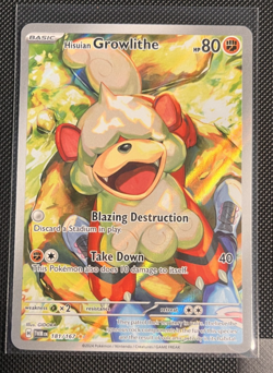 Hisuian Growlithe 181/167 Illustration Rare Twilight Masquerade Pokemon NM/M - Image 1