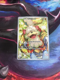 Pokemon TCG Hisuian Growlithe 181/167 Illustration Rare Twilight Masquerade NM - Image 1