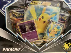 Pokemon Pikachu V Box 2x Evolving Skies Booster Pack 2x Brilliant Stars RARE New - Image 5
