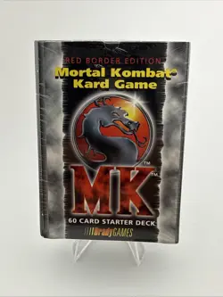 Mortal Kombat Kard Game 60 Card Starter Deck Red Border Edition Factory Sealed - Image 1