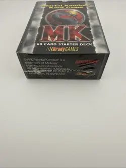 Mortal Kombat Kard Game 60 Card Starter Deck Red Border Edition Factory Sealed - Image 5
