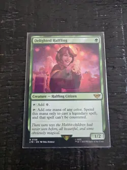 Wizards of the Coast MTG Delighted Halfling LTR Legendary Rare EN #0158 Regular - Image 1