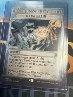 Mana Drain Breaking News Mythic Regular-NEVER PLAYED-Blue 0011 - Image 1
