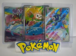 Rowlet 043, Litten 044, Popplio 045 Pokemon 30th First Partner Set Promo - Image 1