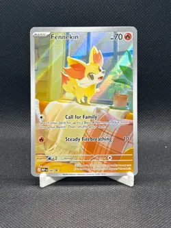 Fennekin 080: Chaos Rising ETB Full Art Promo Holo. NM Pokemon - Image 1