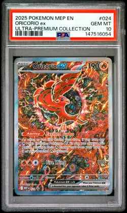 2025 POKEMON UPC BLACK STAR PROMO #024 ORICORIO EX ⭐PSA 10 GEM MINT⭐ - Image 1