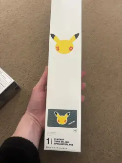 Pokemon Center 30th Anniversary Celebration Pikachu Train On Playmat TCG - Image 1