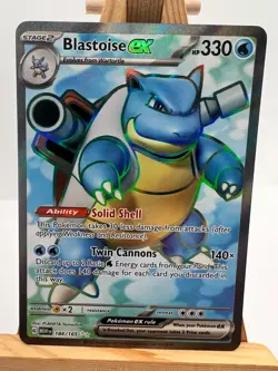 Pokemon TCG - S&V 151 - 184/165 Blastoise ex - Ultra Rare - NM/M #2 - Image 1