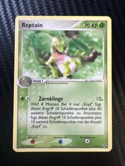2003 Pokemon Treecko Reptain 31/97 EX Drache Grovyle Pokemon - Image 1