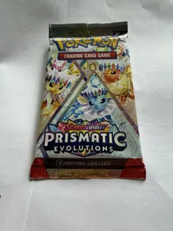 Pokemon TCG Scarlet & Violet Prismatic Evolutions Booster Pack - Image 1