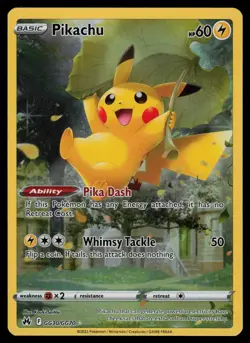 Pikachu GG30/GG70 - Pokemon Crown Zenith: Galarian Gallery - Holo Rare (NM) - Image 1
