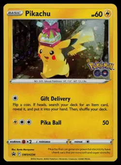 Pikachu SWSH234 - Pokemon Sword & Shield Promo Swirl (NM) - Image 1
