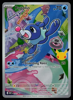 Popplio 045 - Pokemon Mega Evolution Promo (NM) - Image 1