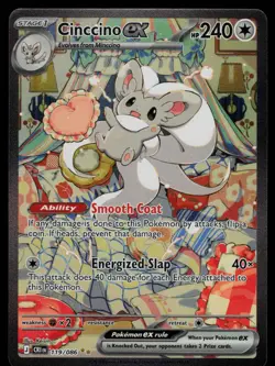 Cinccino ex 119/086 - Pokemon Chaos Rising - Special Illustration Rare (NM) - Image 1