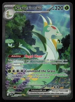 Serperior ex 164/086 - Pokemon Black Bolt - Special Illustration Rare (NM) - Image 1